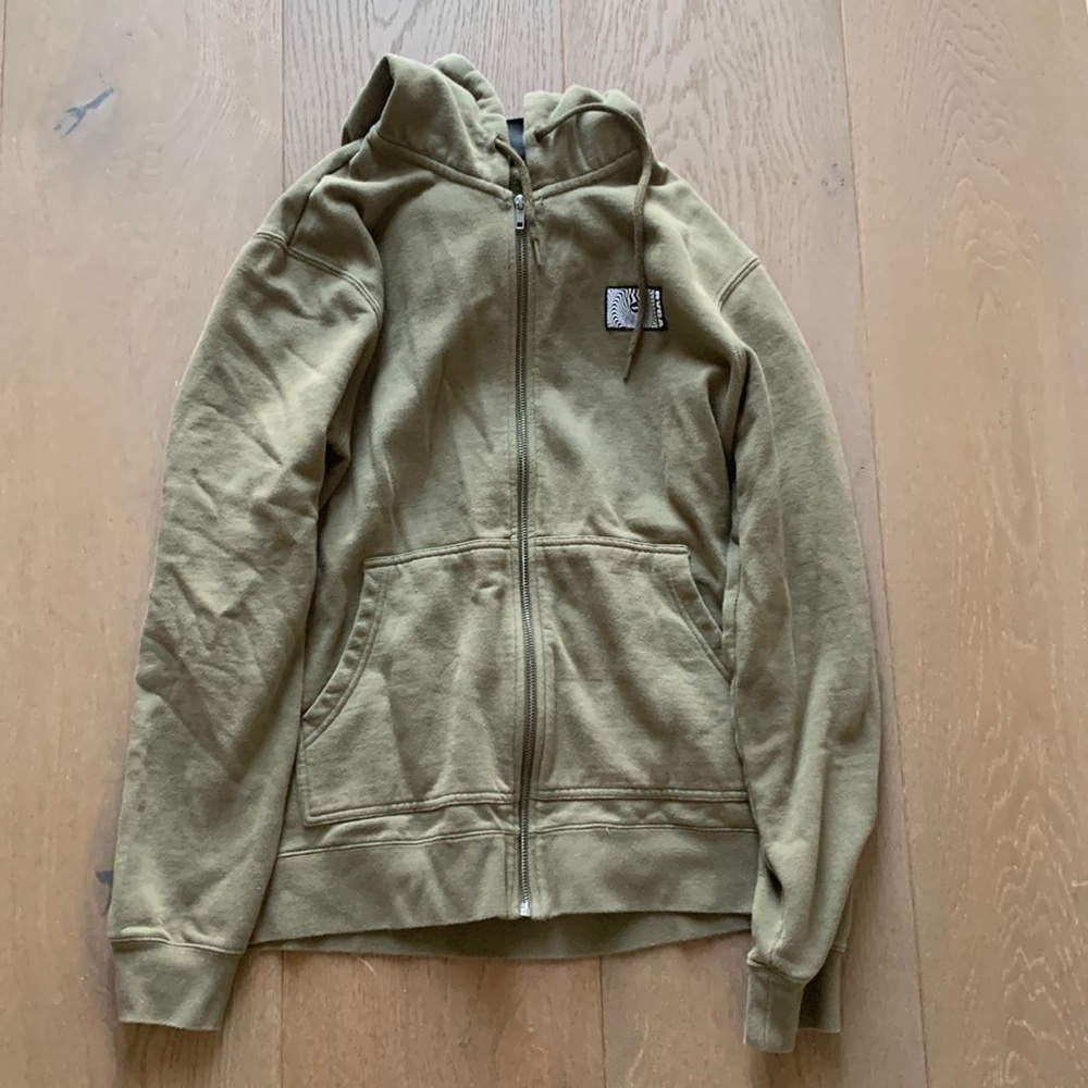 Grn RVCA zip up